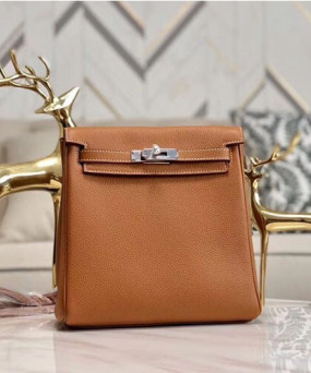 [HERMES][프리미엄]에르메스 켈리아도 백팩 22cm-23 토고 은장